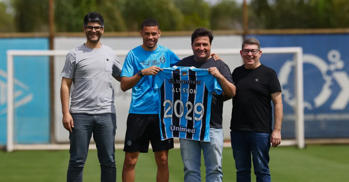 Alysson Edward: Grêmio Garante Talento da Base Até 2029 em Movimento Estratégico